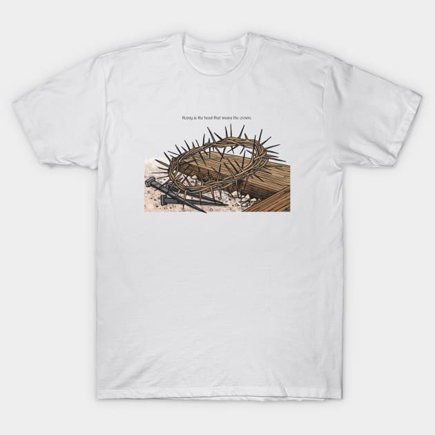 Jesus' Crown of Thorns T-Shirt by Tom Stiglich Cartoons